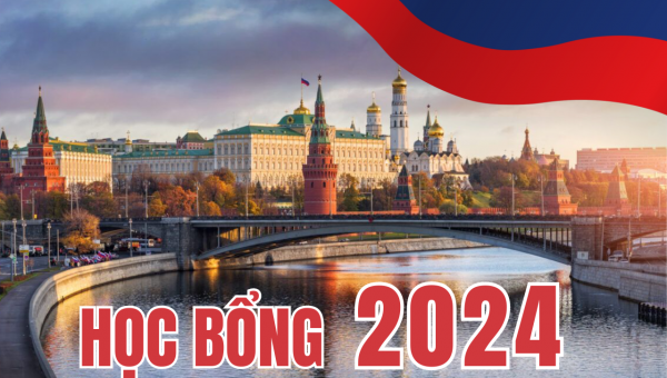 Thông báo tuyển sinh đi học theo diện học bổng Hiệp định tại Liên bang Nga năm 2024
